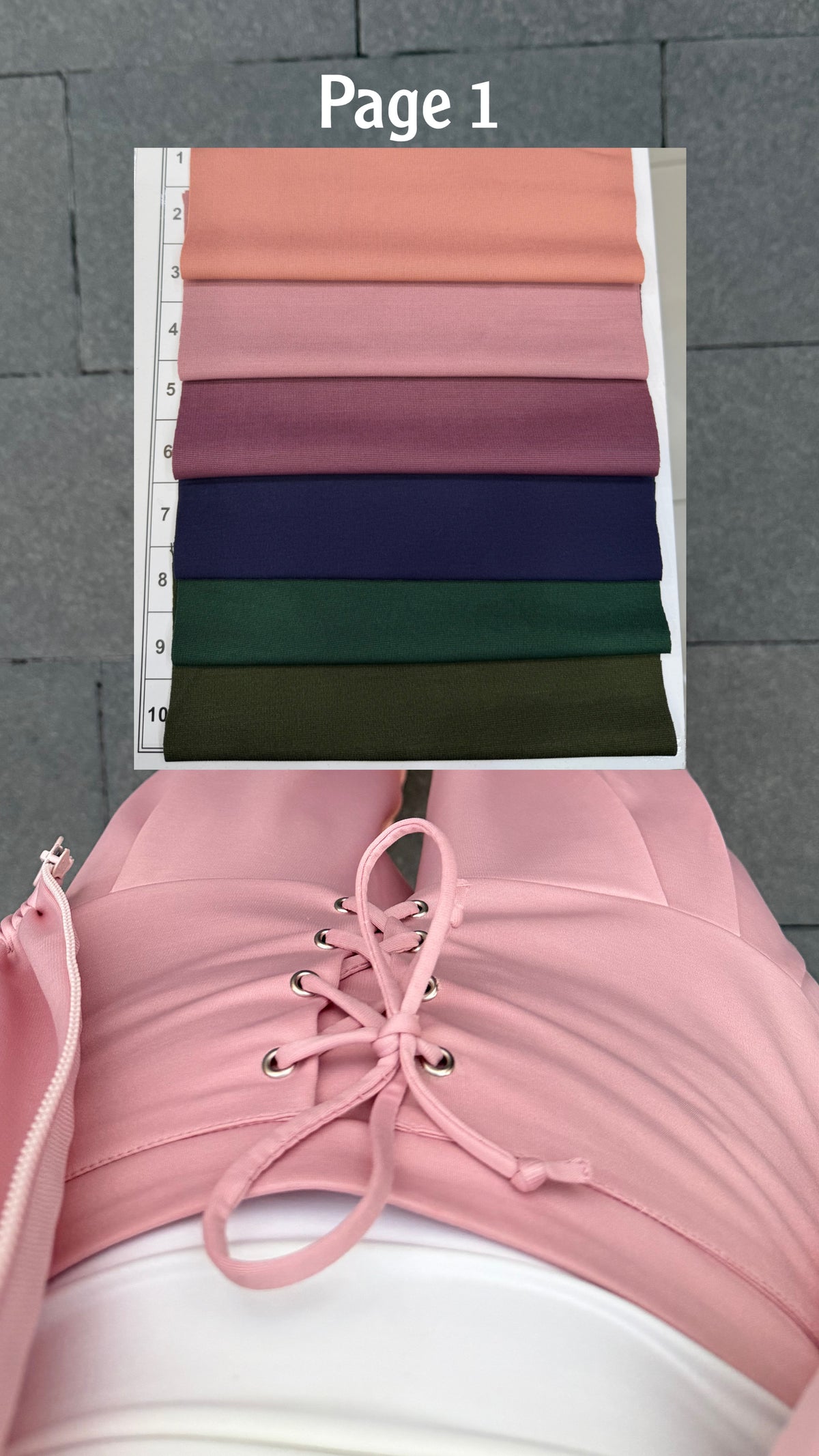 Lace-up set