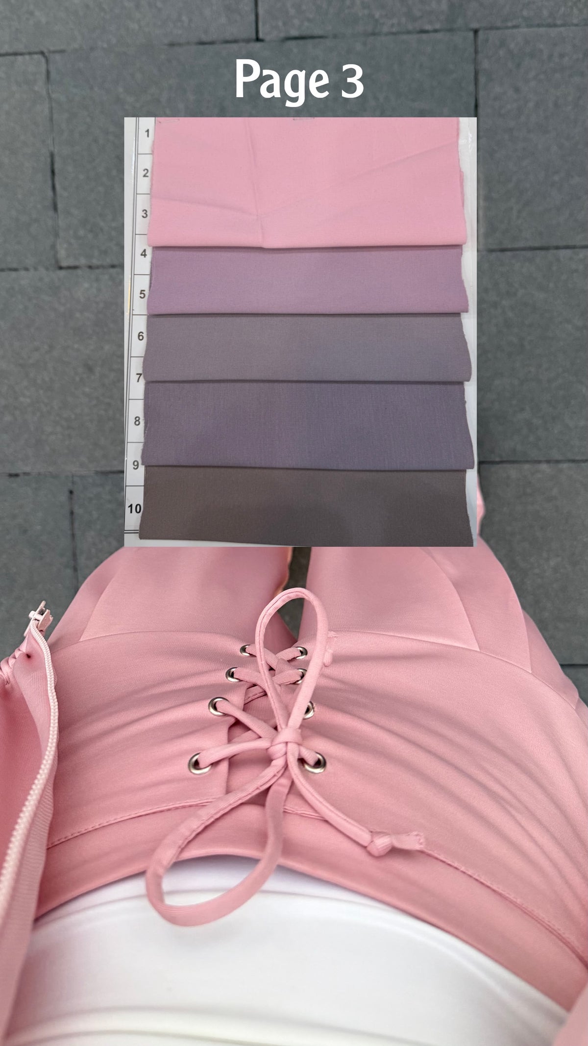 Lace-up set